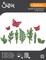 Sizzix Clear Stamp With Framlits Die By Vicki Boutin 12/Pk-Greenery Layers
